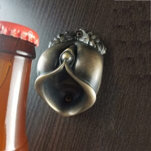 his novelty the goddess beer opener gifts for beer lovers or women, can uncap standard size bottle caps in a second with only one hand. Simple, strong and durable vintage bottle openers. Fine craft. Perfect vintage rustic outward for your craft project. [Delicate Designed]: The symbol of fertility, birth and creativity, through it's portal we become one with the divine love of the Mother's vitality. New opening angle designed make an appropriate slope between the wall and the bottle. A must-have and worth collecting bottle opener for the family of beer lovers.
