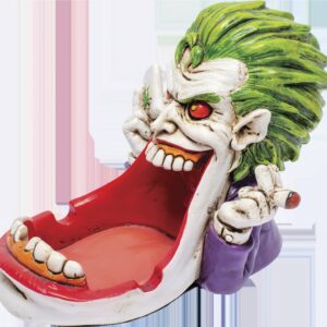 This ashtray is perfect for any room you decide to place it in, helping to add style and function to any living area! The bright colors and unique design will catch people's eye immediately so you and your friends can smoke (smoke whatever you want) without making a mess.