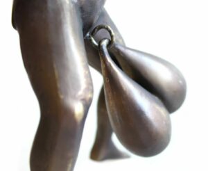 Doorballs BRASS door knockers will make the whole neighborhood laugh and make you look like the funniest homeowner of all time. Our balls are made from solid brass and are heavy.