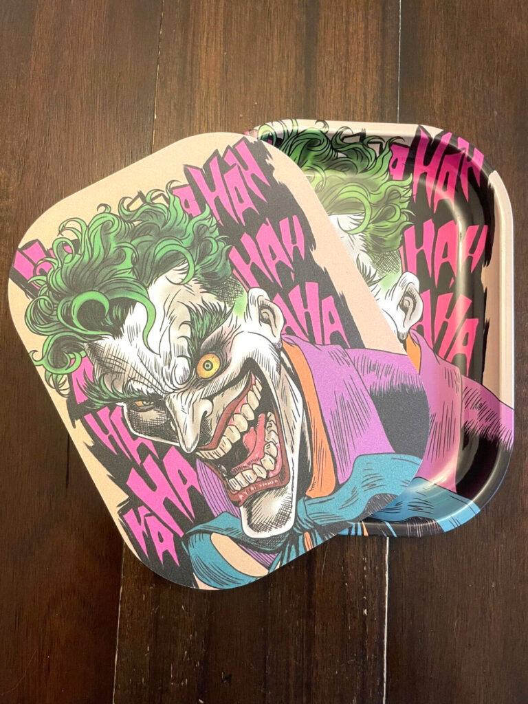 Rolling Tray Ash Tray Magnetic Lid Cartoon