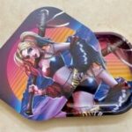 Rolling Tray Ash Tray Magnetic Lid Cartoon