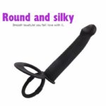 Vibrating Penis Cock Ring Clit G-spot Stimulator Couple Dildo Sex-Toys For Men
