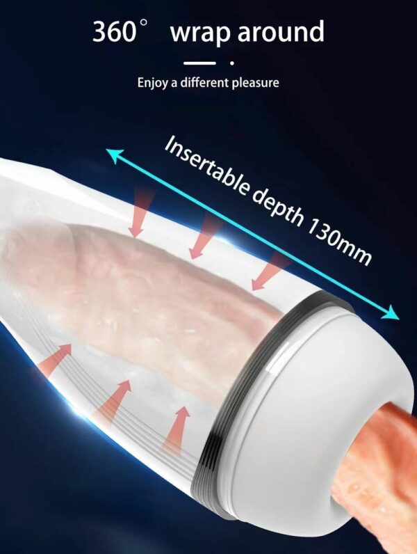 Handsfree Male Spinning Masturbator Cup Stroker Pocket Pussy Sex Toys for Men