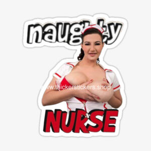naughty-nurse-MILF-cougars-model-huge-booty-stickers-magnets