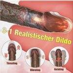 Realistic black thrusting Cock