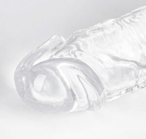 Realistic glans, 13.38inch length allows you to use in a variety of ways. Such as deep vagina masturbation for g-spot to anal and g-spot to g-spot partnered play. FLEXIBLE DUAL DONG: Firm and flexible material allows you to use dual dong in a variety of ways. FULLNESS DEEP INSERT: The double sided dildo is 13.38inch length, 1.57inch diameter, it is perfect for those that want more inside of vaginal masturbation.