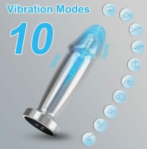 stainless steel vibrating dildo