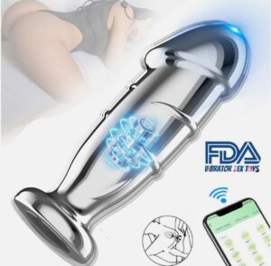 stainless steel vibrating dildo