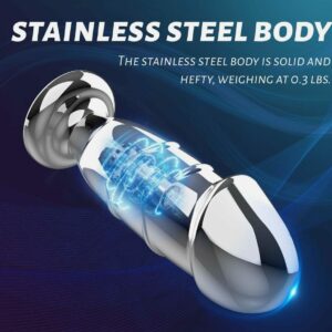 stainless steel vibrating dildo