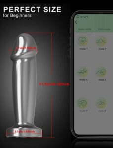 stainless steel vibrating dildo