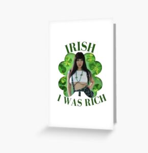 Irish I Was Rich St. Patrick Adult Humor Merchandise 