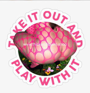 "Take it out And play With It" Squatting Fishnet Pawg 