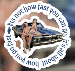 2 Girls & A Classic Chevelle Convertible