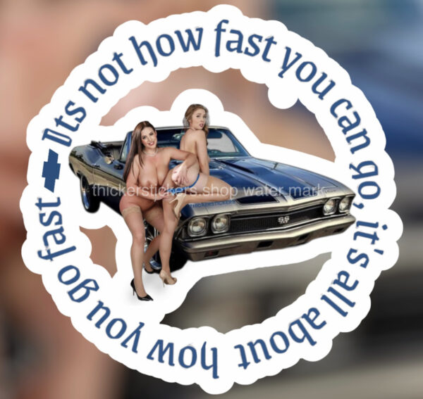 2 Girls & A Classic Chevelle Convertible