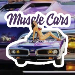 Purple Muscle Car