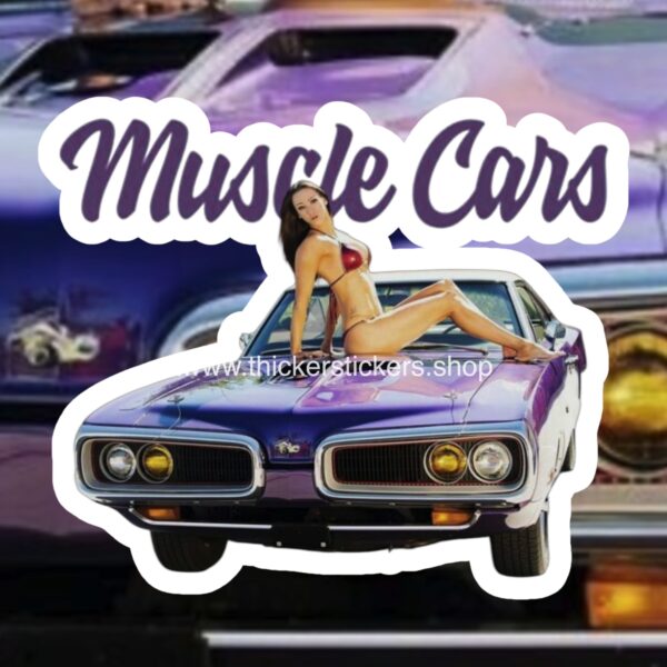 Purple Muscle Car