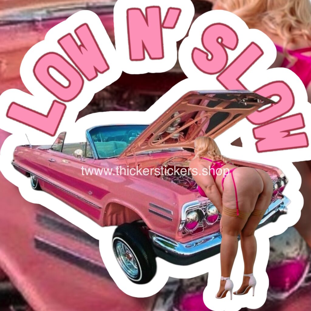 Pink Low Rider Curvy Model Collectibles "Low N' Slow
