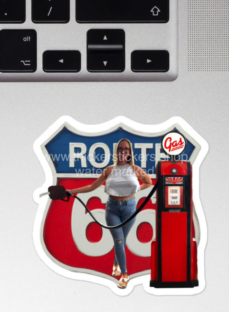 Route 66 Busty Gas Girl