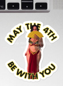 Star Wars Cosplay Sexy Sticker | Vinyl | Decal for Tool Box, Garage, Car Window, Bumper, Laptop, Water Bottle 4 inch.